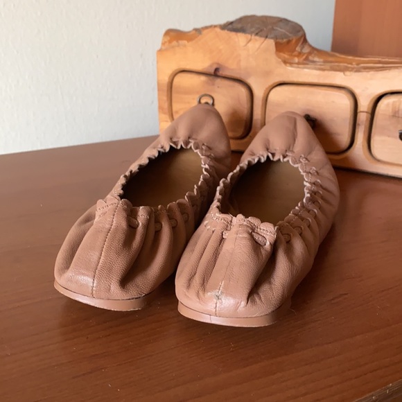 See By Chloe Tan Leather Flats - Picture 4 of 8